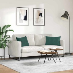 Coussins de canapé 2 pcs Vert foncé 60 x 40 cm 521416521416