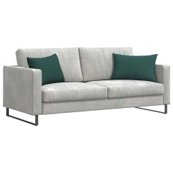 Coussins de canapé 2 pcs Vert foncé 60 x 40 cm tissu 521417521417