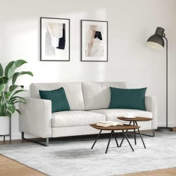 Coussins de canapé 2 pcs Vert foncé 60 x 40 cm tissu 521417521417
