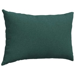 Coussins de canapé 2 pcs Vert foncé 60 x 40 cm tissu 521417521417
