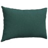 Coussins de canapé 2 pcs Vert foncé 60 x 40 cm tissu 521417521417