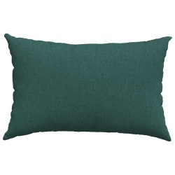 Coussins de canapé 2 pcs Vert foncé 60 x 40 cm tissu 521417521417
