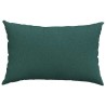 Coussins de canapé 2 pcs Vert foncé 60 x 40 cm tissu 521417521417