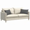 Coussins de canapé 2 pcs Gris foncé 60 x 40 cm tissu 521418521418