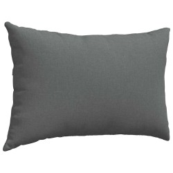 Coussins de canapé 2 pcs Gris foncé 60 x 40 cm tissu 521418521418
