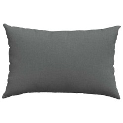 Coussins de canapé 2 pcs Gris foncé 60 x 40 cm tissu 521418521418