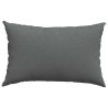 Coussins de canapé 2 pcs Gris foncé 60 x 40 cm tissu 521418521418