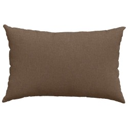 Coussins de canapé 2 pcs Marron 60 x 40 cm tissu 521419521419