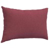 Coussins de canapé 2 pcs Bordeaux 60 x 40 cm tissu 521420521420