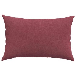 Coussins de canapé 2 pcs Bordeaux 60 x 40 cm tissu 521420521420