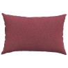 Coussins de canapé 2 pcs Bordeaux 60 x 40 cm tissu 521420521420