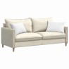 Coussins de canapé 2 pcs Blanc 60 x 40 cm tissu 521424521424