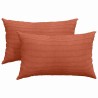 Coussins de canapé 2 pcs Rouge orange 50 x 30 cm 521425521425