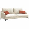 Coussins de canapé 2 pcs Rouge orange 50 x 30 cm 521425521425