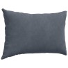 Coussins de canapé 2 pcs Gris foncé 60 x 40 cm 521426521426