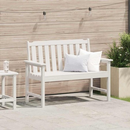 Banc de jardin Blanc 120 x 59 x 88 cm HDPE 521468521468