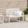 Banc de jardin Blanc 120 x 59 x 88 cm HDPE 521468521468