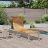 Transat Huile Naturelle 205 x 53 x 100 cm Bois de teck massif 521516521516