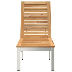 Transat Huile Naturelle 205 x 53 x 100 cm Bois de teck massif 521516521516