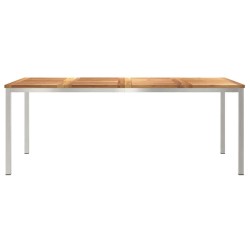 Tableàmanger Marron 200 x 90 x 75 cm Bois de teck massif 521517521517