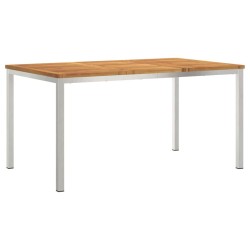 Tableàmanger Marron 150 x 90 x 75 cm Bois d'Acacia Massif 521518521518