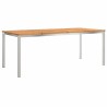 Tableàmanger Marron 200 x 90 x 75 cm Bois d'Acacia Massif 521519521519