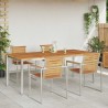 Tableàmanger Marron 200 x 90 x 75 cm Bois d'Acacia Massif 521519521519