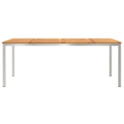Tableàmanger Marron 200 x 90 x 75 cm Bois d'Acacia Massif 521519521519