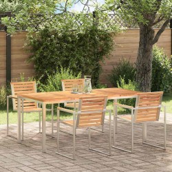 Tableàmanger Marron 180 x 90 x 75 cm Bois de teck massif 521520521520