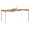 Tableàmanger Marron 180 x 90 x 75 cm Bois de teck massif 521520521520