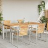 Tableàmanger Marron 180 x 90 x 75 cm Bois de teck massif 521520521520