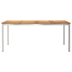 Tableàmanger Marron 180 x 90 x 75 cm Bois de teck massif 521520521520
