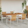Tableàmanger Marron 180 x 90 x 75 cm Bois d'Acacia Massif 521521521521