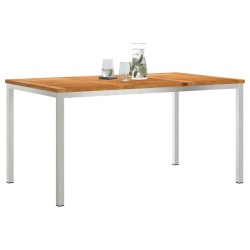 Tableàmanger Marron 150 x 90 x 75 cm Bois de teck massif 521522521522