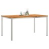 Tableàmanger Marron 150 x 90 x 75 cm Bois de teck massif 521522521522