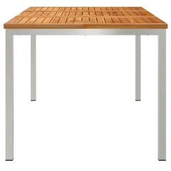 Tableàmanger Marron 150 x 90 x 75 cm Bois de teck massif 521522521522