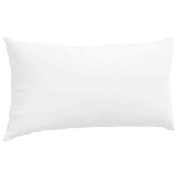 Coussins de canapé 2 pcs Blanc 80 x 40 cm tissu 521525521525