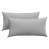 Coussins de canapé 2 pcs Gris nuage 80 x 40 cm tissu 521526521526