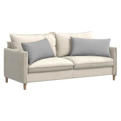 Coussins de canapé 2 pcs Gris nuage 80 x 40 cm tissu 521526521526
