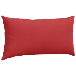 Coussins de canapé 2 pcs Rouge 80 x 40 cm tissu 521527521527
