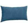 Coussins de canapé 2 pcs Bleu 80 x 40 cm 521528521528