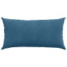 Coussins de canapé 2 pcs Bleu 80 x 40 cm 521528521528