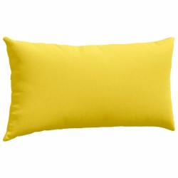 Coussins de canapé 2 pcs Jaune clair 80 x 40 cm tissu 521529521529