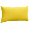 Coussins de canapé 2 pcs Jaune clair 80 x 40 cm tissu 521529521529