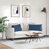 Coussins de canapé 2 pcs Bleu 80 x 40 cm tissu 521530521530