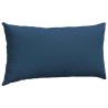 Coussins de canapé 2 pcs Bleu 80 x 40 cm tissu 521530521530