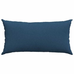 Coussins de canapé 2 pcs Bleu 80 x 40 cm tissu 521530521530