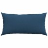 Coussins de canapé 2 pcs Bleu 80 x 40 cm tissu 521530521530