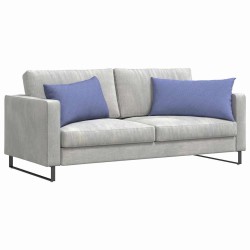 Coussins de canapé 2 pcs Bleu denim 80 x 40 cm tissu 521532521532