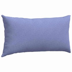 Coussins de canapé 2 pcs Bleu denim 80 x 40 cm tissu 521532521532
